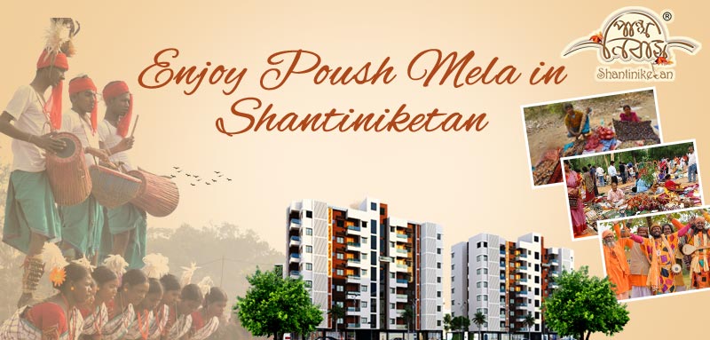 Enjoying the Poush Mela in Shantiniketan