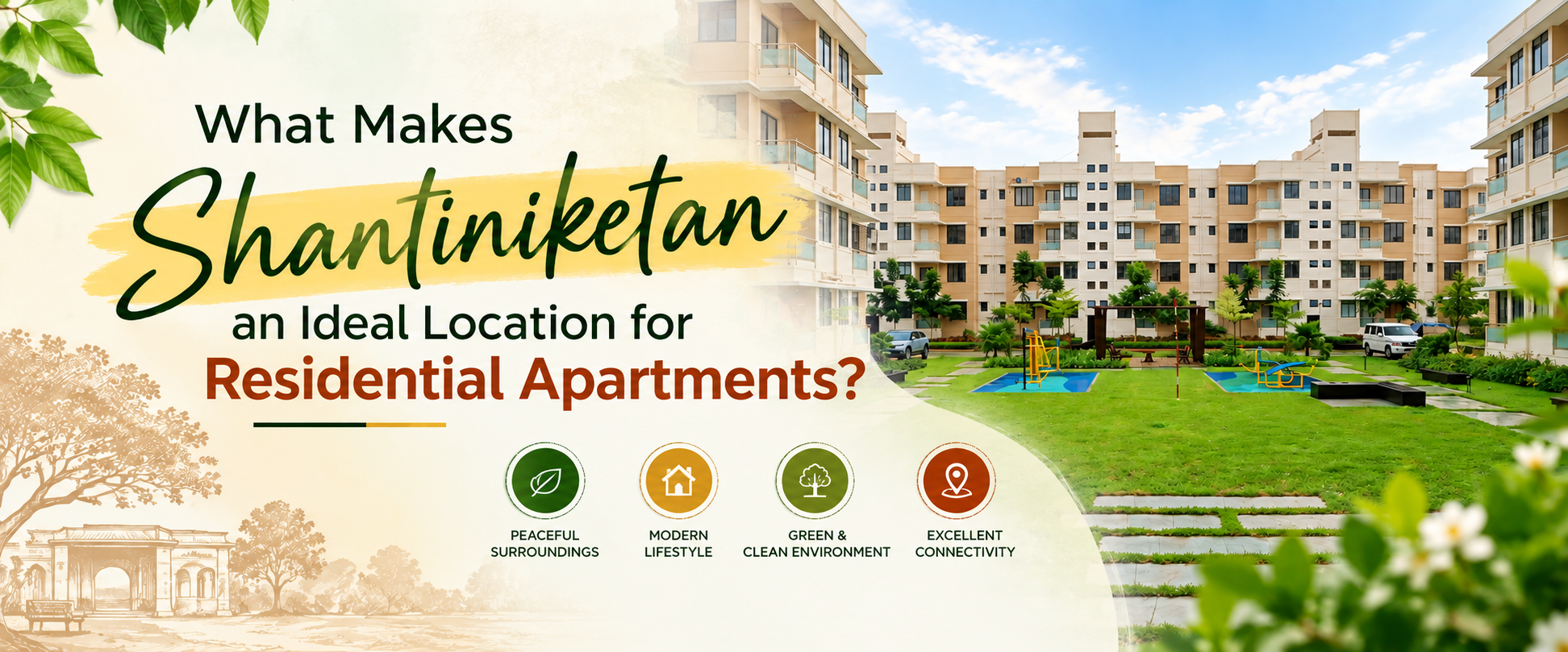 What Makes Shantiniketan an Ideal Location for Residential Apartments?