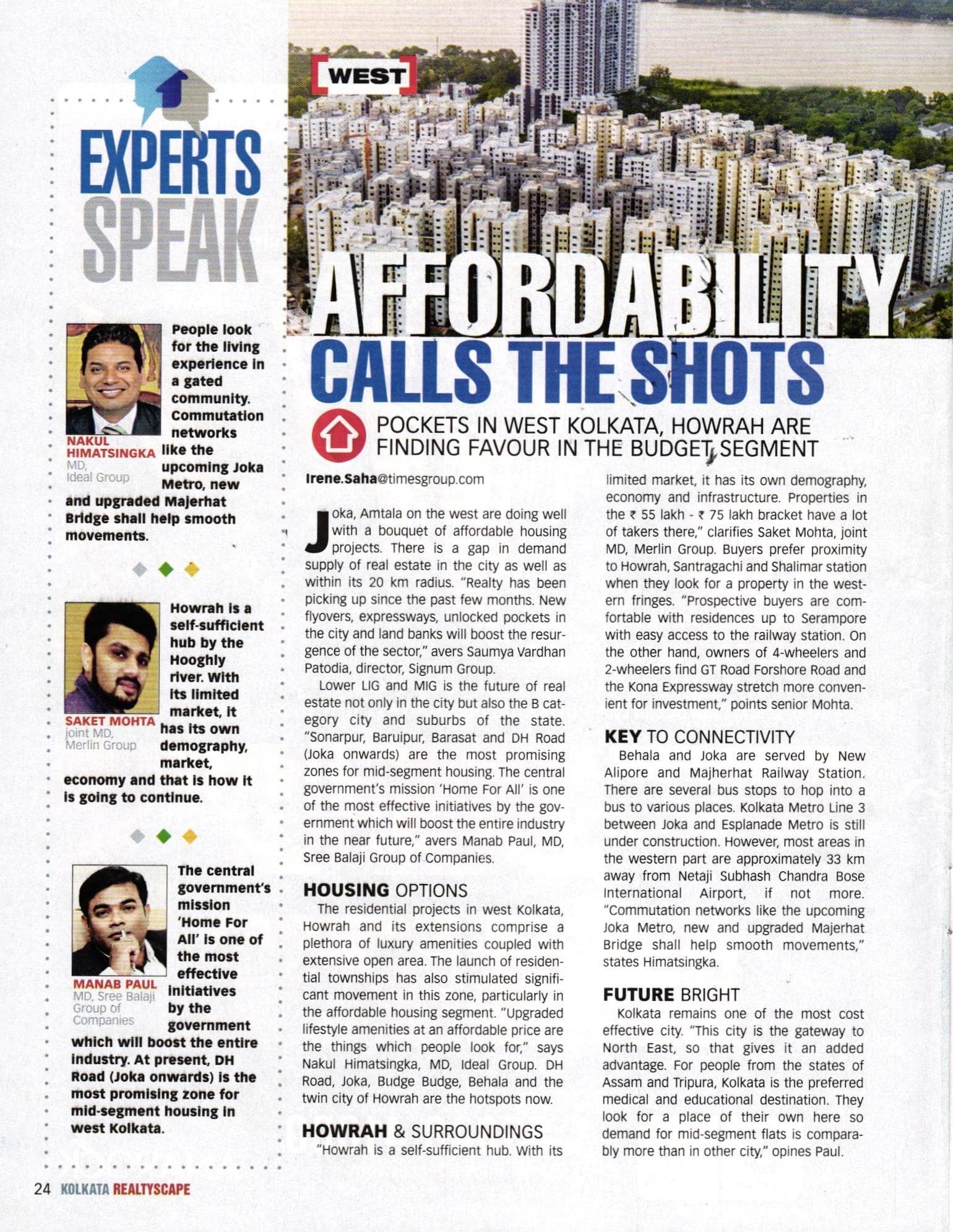 TIMES OF INDIA REALITY ESCAPE EDITION AUGUST – 2019